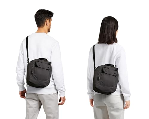 Bellroy Cinch Bucket Bag (compact 9 liter lightweight crossbody bag with external organization, internal zip pocket, adjustable shoulder strap, and adapts to be carried three ways) - Oat