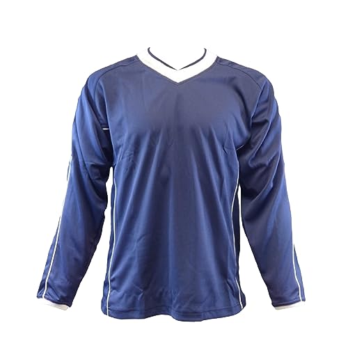Camiseta de fútbol de Inglaterra con acabados textiles en ribete granate y cielo talla S 6