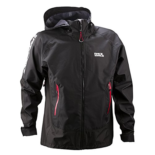 Race Face Team Chute Waterproof Jacket, Black, Small