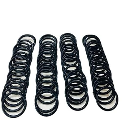 100 sztuk 7mm-40mm OD O-ring Pierścień uszczelniający Okrągła gumowa uszczelka Kauczuk nitrylowo-butadienowy Uszczelki i uszczelki przemysłowe Średnica 2,4 mm - (Rozmiar: 25 mm x 2,4 mm)(13mm x 2.4mm)