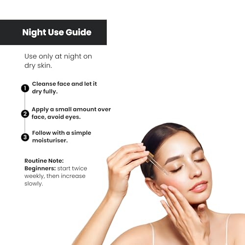 Image of The True Therapy 0.5% Retinol Face Serum for Anti-Aging, Lightweight Night Face Serum with Retinol, Bisabolol & Squalane Reduce Fine Lines & Wrinkles | For Women & Men - 30 ml