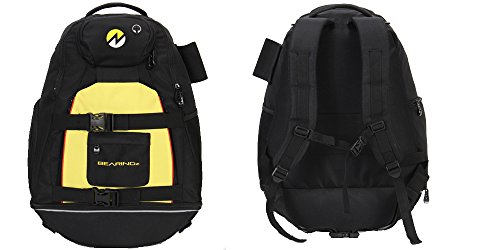 Sac à dos pour trottinette Dual jaune : housse de transport ergonomique