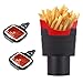 Fhioevt 3 St&uuml;ck Auto Pommes und Saucenhalter Clip-Set Pommeshalter f&uuml;rs Auto Pommes Frites Rack aus Kunststoff mit So&szlig;enhalter Pommes Becherhalter f&uuml;r Jede Art und Gr&ouml;&szlig;e von L&uuml;ftungs&ouml;ffnungen