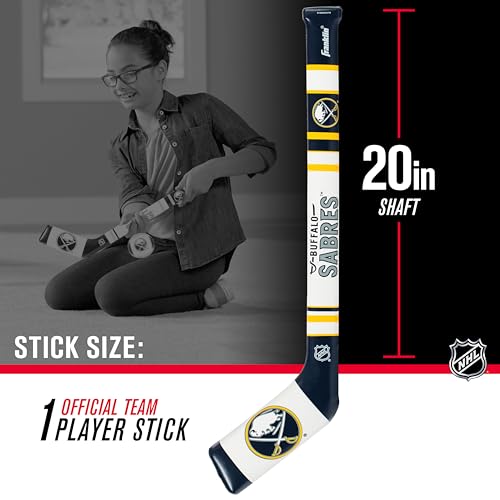 Image of Franklin Sports NHL Team Mini Soft Hockey Stick Set - NHL Team Soft Foam Mini Hockey Stick and Ball - Great Toy for Kids