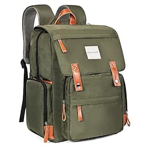 Diaper Bag Backpack Frank Mully Large Multifunction Travel Baby Bag for Mom Dad Army Green
