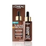 L’Oreal Paris Sublime Bronze Self Tanning Facial Drops with Hyaluronic Acid, Gradual Tan, Fragrance-Free, 1 fl. Oz