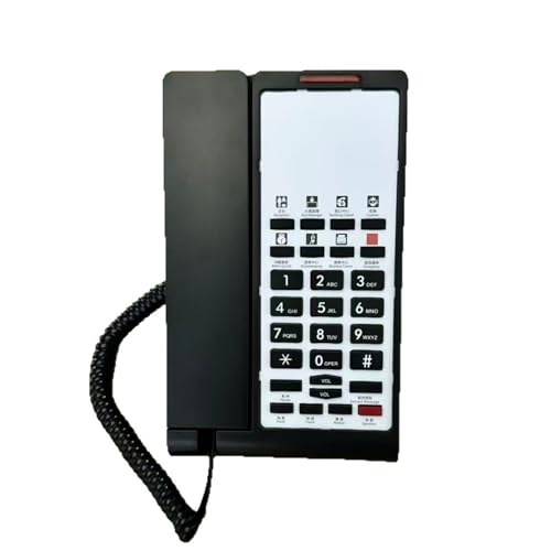 Téléphone filaire analogique anti interférence fixe bureau à domicile - 7