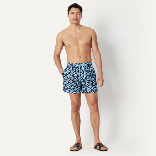 Image of Amazon Essentials Men's Swim Trunks with Mesh Lining, Pockets, Drawstring Closure