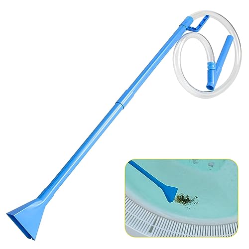 Manual Hot Tub Vaccumm, Cordless Spa Vacuum Cleaner with Flexible Hose, Disassembled Handheld Manual Pool Spa Vacuum for Dirt Grass and Other Debris