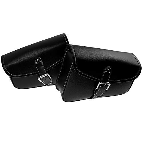 Yhmtivtu Motorcycle Saddle Bags Leather Tool Bag Swingarm Bag For Harley Sportster Xl 883 1200 Honda Suzuki Left And Right Side #TOP20