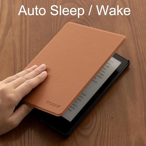 Image of CoBak Case for 7 inch E-Readers - All New PU Leather Cover with Auto Sleep Wake Feature for E-Readers 2024 Released