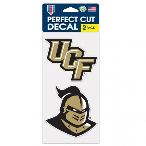 NCAA University of Central Florida Perfect Cut Decal (Set of 2), 4" x 4"