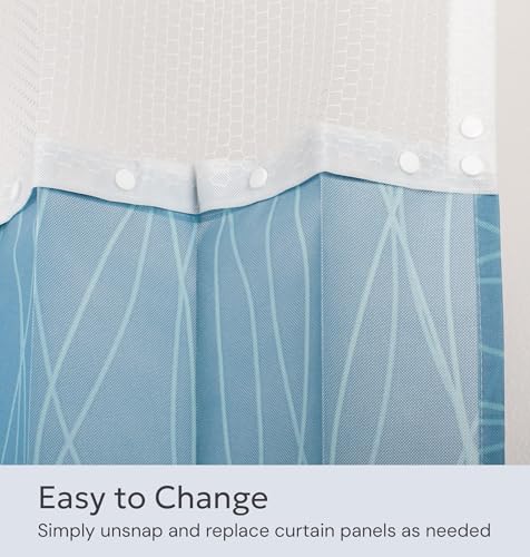 Covoc Disposable Privacy Curtain for Medical Facilities - Hospital Curtain with Mesh for Healthcare - Recyclable Polypropylene, NFPA 701 - for 9' Ceilings (72" W x 96" H) - Thumbnail 4