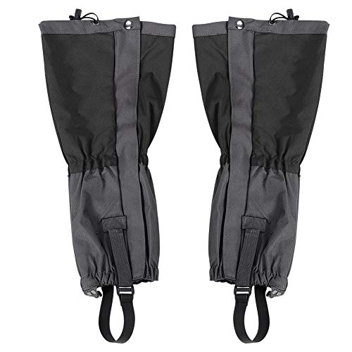 RiToEasysports Ski Gaiter,Shoe Boots Gaiters Outdoor Waterproof Sports Legging Gaiters Shoe Boots for Hiking/Climbing/Walking/Skiing for Adult(black) Ski Extreme Sport - Image 4