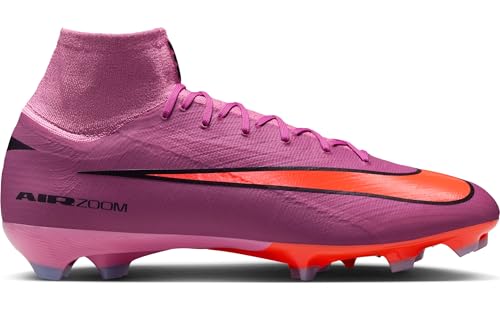 Nike Nike Mens Mercurial Superfly 10 Club High Top Firm Ground Football Boots, Magic Flamingo Black Total Crimson, 10
