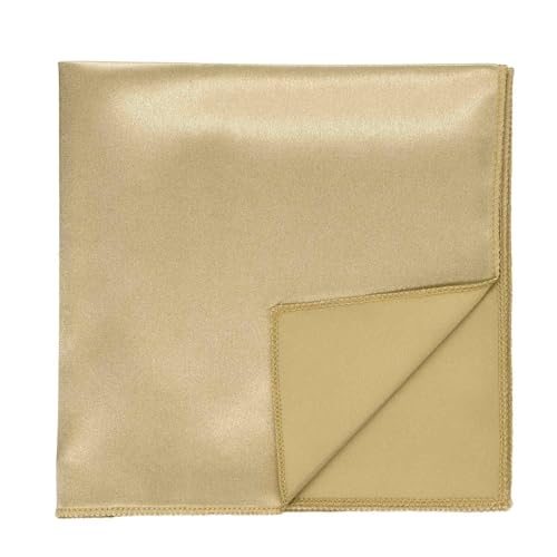 Image of tiemart Solid Color Pocket Squares for Men | For Suits, Perfect for Wedding Parties, 12 x 12 inch / 30 x 30 cm