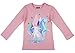 T-shirt à manches longues pour fille - Motif Reine des Neiges - Disney - Taille 104 110 116 122 128 134 140 146 - Blanc et rose - Cadeau d'hiver - - 4 ans
