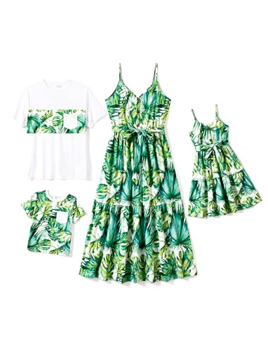 Image of PATPAT Matching Hawaiian Outfits for Family Summer Dress & Tee Sets | Mommy and Me Dresses, Hawaiian Dresses for Women, Matching Hawaiian Outfits for Couples, Beach Vacation, Family Photoshoot