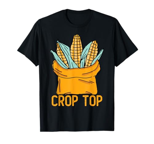 This is My Crop Top Corn T-Shirt Maíz Lover Farmer Farming Camiseta