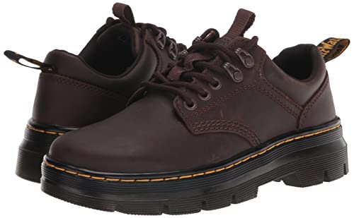 Dr. Martens Sapato Oxford unissex adulto 5 Tie, Cavalo louco gaúcho, 13 Women/12 Men