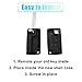 X AUTOHAUX 2 Button Replacement Key Fob Case Keyless Entry Remote Key Shell Cover for Citroen C2 C3 C4 C5 C6 C8 for Peugeot 206 207 208 307 with Blade CE0523