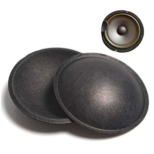 ANCNA 2 pièces 54 MM Haut-Parleur PP Cache-poussière Couvercle 45 MM Woofer Subwoofer Haut-Parleur Accessoires de réparation Bouchon en Papier Dur Cover