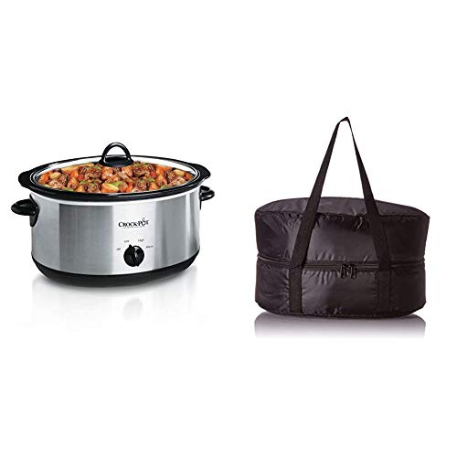 CrockPot 7Quart Oval Manual Slow Cooker Stainless Steel (SCV700SS