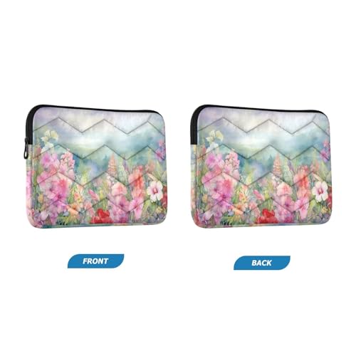 Funda para laptop de 13-14 pulgadas con flores coloridas miniatura 2