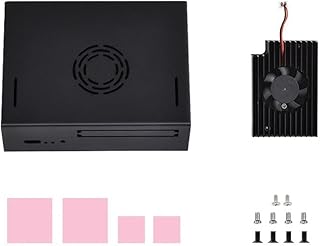 Metal Case Black Shell Protection Box Visionfive 2 RISC-V For StarFive JH7110 Processor With Integrated 3D GPU Metal Case