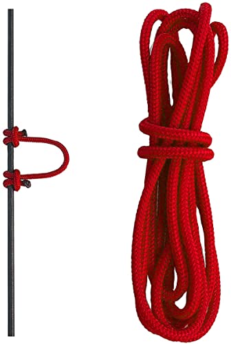 Archerest Bow String D Loop, 10 Ft. D Release Nocking Loop Rope For Compound Bowstring Archery (Red) #TOP1