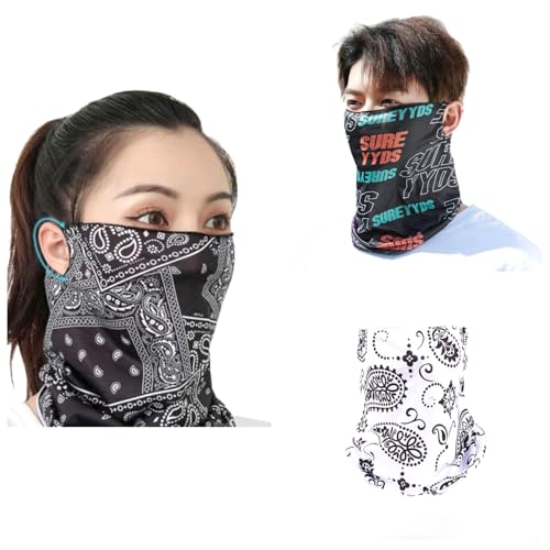 Image of Sun UV Protection Face Cover Scarf Mask Neck Gaiter Breathable Windproof Bandana Neck Gaiters