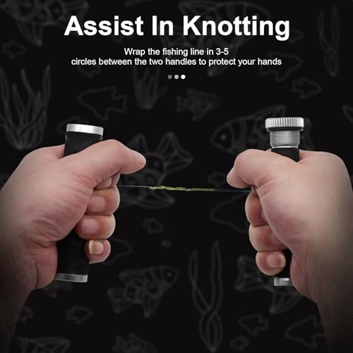 Extractor de nudos de pesca con arrastrador de línea metálico y tensor resistente 3