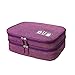DYSCN Tragbare Multifunktionale Digitale Aufbewahrungstasche Elektronisches Zubehör Aufbewahrungstasche Reiseschutz Und Tragen, Lila
