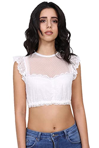 Krüger Damen Dirndlbluse 39142 Ecru 36