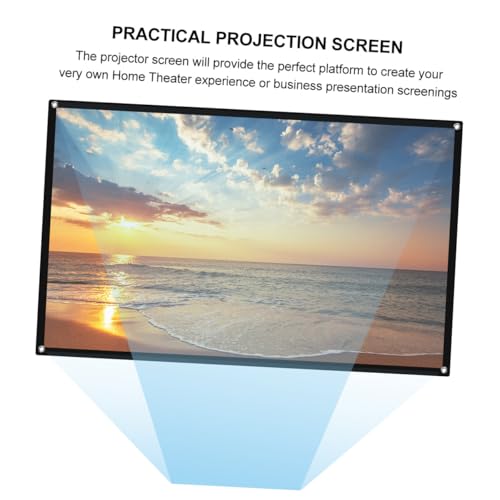 Pantalla portátil plegable para proyector 60 pulg miniatura 7