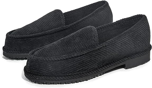 Homiegear House Slippers OG Black with Fur Lowrider Street Vandals Mens Loafers Villains