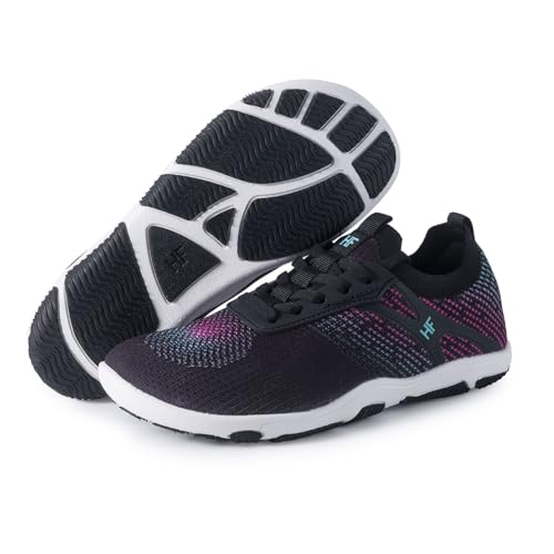 HF Vitality Healthy Ergonomic Supportive Barefoot Shoes, Zero Drop Sole, Wide Toe Box, Lightweight, Breathable Walking Sneakers Outdoor Running Footwear Unisex