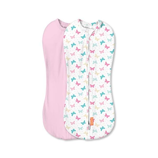 SwaddleMe Pod Newborn Girl, 2 Pack All About Twins