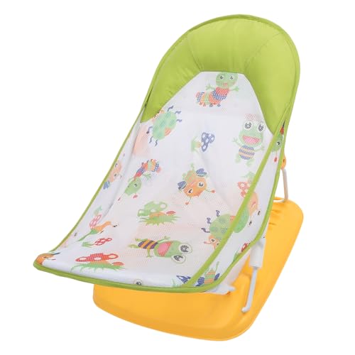 Silla de Baño Plegable para Bebé con Asiento Reclinable Anti-deslizante, Ideal para Recién Nacidos, Fácil, Segura, Cómoda y Ahorrador de Espacio