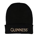 Producto de calidad Guinness Stencil Beanie Boina, Negro, Talla única para Hombre