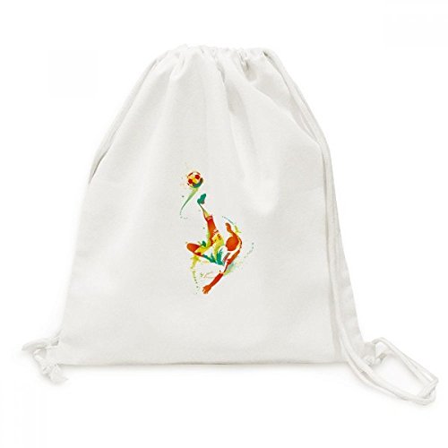 Sac shopping joueur de football pliable pour éviter les sacs plastiques jetables