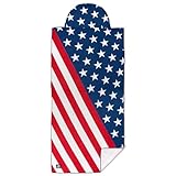 Gone For a Run Athletic Running Towel - Microfiber Car Seat Towel Covers - Patriotic