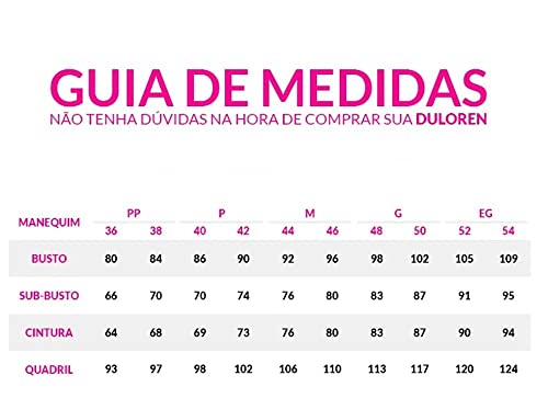 Modelador Duloren 113215 Alta Compressão em Cetinete