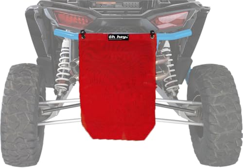 Image of Universal UTV /Golf Cart /Marine /Outdoor Mesh Trash Bag (Red)
