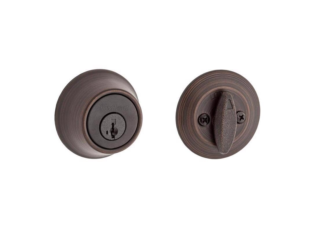Kwikset Cove Venetian Bronze Deadbolt & Door Knob Combo With Smartkey - View #3