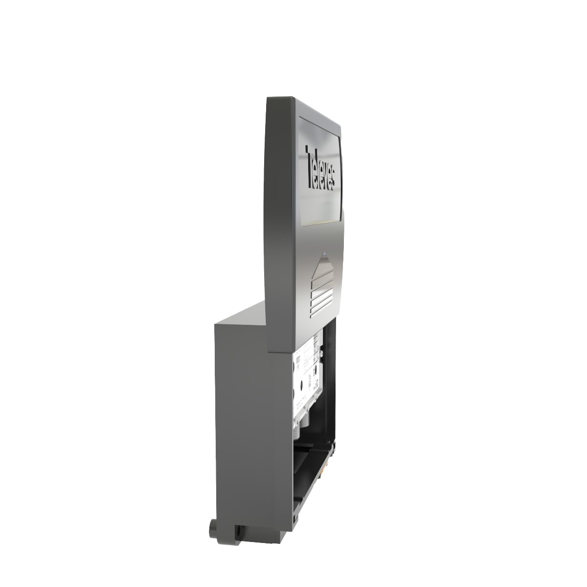 Televes 560483 Amplificatore/Combinatore di antenne a doppio ingresso coassiale F-Fitting Connessioni, Controllo automatico del Guadagno (AGC) 5G Filtrato Combina Qualsiasi Due Antenne TV