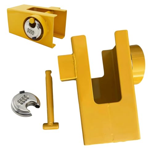 Cerradura de barra de remolque – Accesorios universales para automóviles de acero inoxidable, pestillo de barra de remolque resistente para seguridad | Equipo de piso de contenedor de puerta de carga