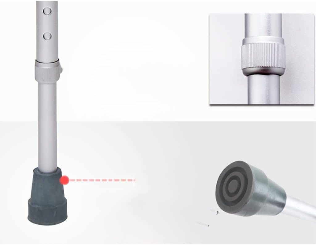 Kule Ramię Przenośne kule łokciowe Stop aluminium Kule pod pachami Chowane Lekkie, antypoślizgowe Chodzik do rehabilitacji złamań Pomocnicza kula mały upominek Mądry wybór Keep it in mind
