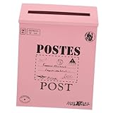 Boîte aux lettres de style rétro : présente une apparence et une conception de couleur simples et une finition exquise, notre boîte aux lettres convient à de nombreux endroits, boîte aux lettres domestique