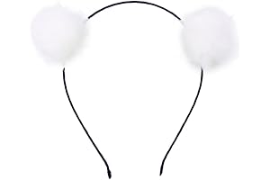Fluffy Rabbit Fur Ball Hairband: The Cutest Cosplay Headband